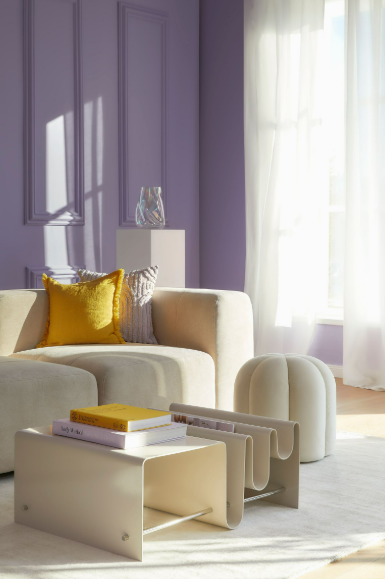 Colori tendenza giallo burro viola